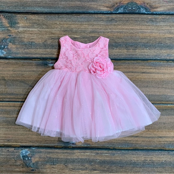 Youngland Baby Girl 3-6 months Pink Formal Dress - Picture 1 of 8